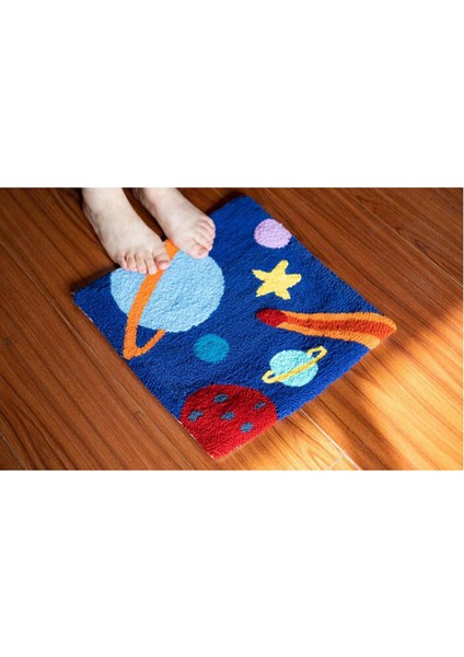 16X16 '' Atmak Yastık Kapak Kiti Craft Yumruk Iğne Malzeme Aracı Gezegen (Yurt Dışından)