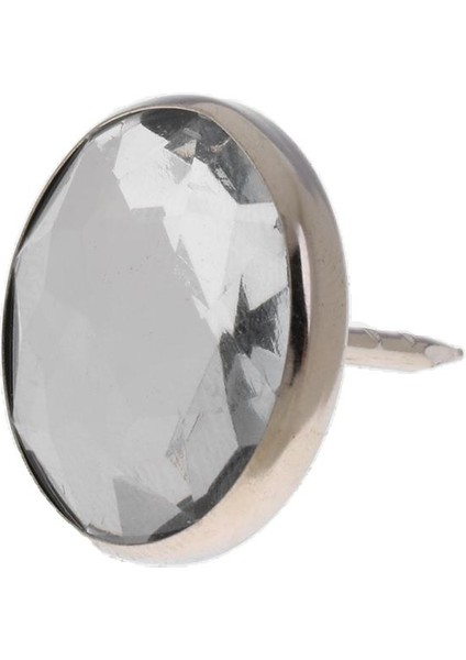 3X25 Adet Kristal Kanepe Başlık Düğmeleri Döşeme Dekorasyonu Gümüş 20MM 3 Adet (Yurt Dışından)