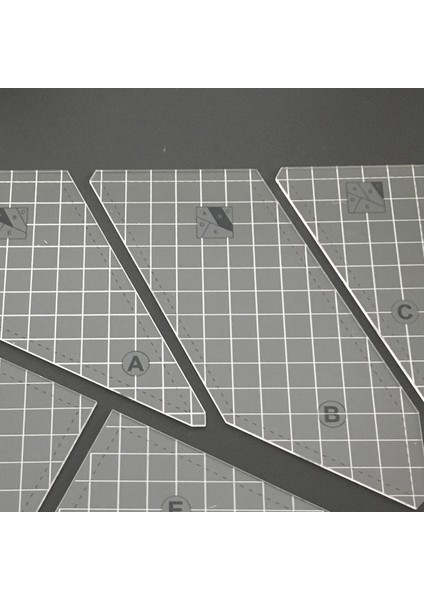 2 Set Şeffaf Patchwork Kapitone Dikiş Şablonu Terzi Dikiş Zanaat (Yurt Dışından) fırsatları