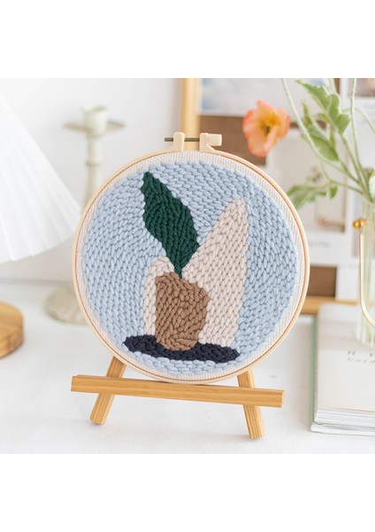 Yumruk Iğne Kitleri Iplik Halı Nakış Hoop Dıy Iğne Ev Dekor 20 cm Ekici (Yurt Dışından) indirimleri