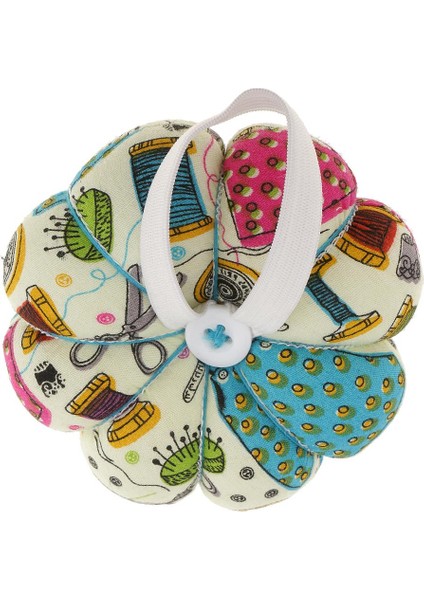 Kumaş Kabak Iğne Pimi Yastık Bileği Giyilebilir Iğne Dikiş Pincushion (Yurt Dışından) modelleri