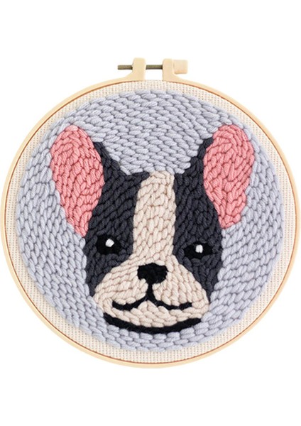 Yumruk Iğne Kiti Yumruk Iğne Köpek Nakış Dişli Aracı Dıy Iğne C (Yurt Dışından)