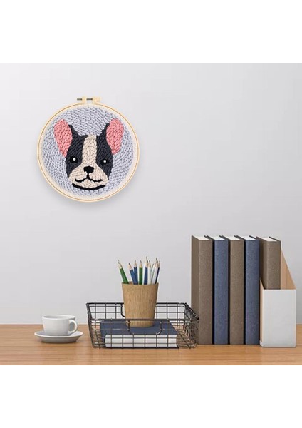 Yumruk Iğne Kiti Yumruk Iğne Köpek Nakış Dişli Aracı Dıy Iğne C (Yurt Dışından)