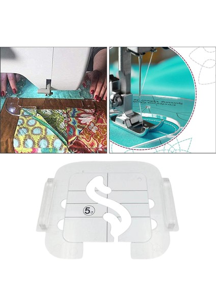 Dıy Patchwork Kintting Için Şeffaf Akrilik Lazer Kesim Kapitone Şablonları (Yurt Dışından)
