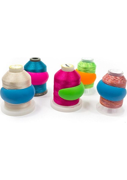 16X Silikon Bobins Tutucu Kelepçeleri Dikiş Makinesi Aksesuarları Makaralar Huggers (Yurt Dışından) modelleri