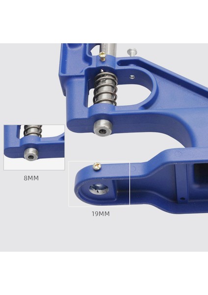 Perçinler Için Makineye Basın, Bağlantı Elemanlarına Basın ve Grommet Rivets Düğmesine Basın (Yurt Dışından)