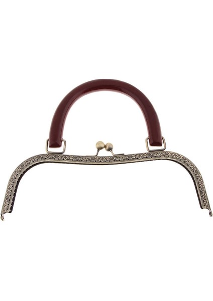 Ahşap Saplı Metal Çanta Çerçevesi, Madeni Para Çantası Diy El Sanatları Için Boncuk Öpücük Toka (Yurt Dışından) fiyatları