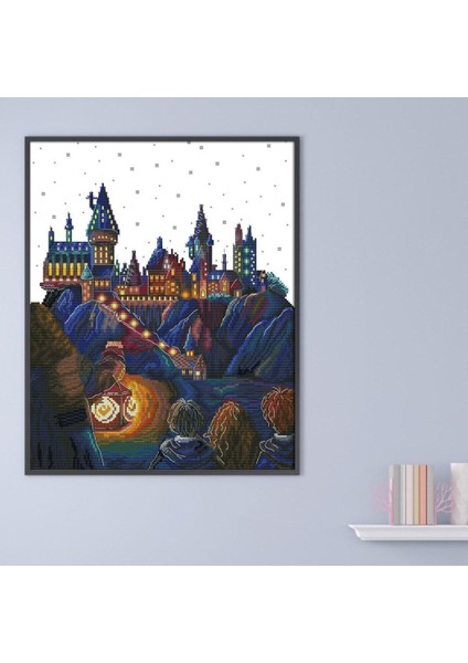 Kale Desen Boyutları Craft Damgalı Çapraz Nakış Kiti 44X53CM 11CT (Yurt Dışından)