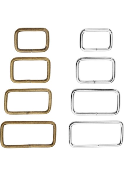 Dıy Çanta Yapımı Için 40X Metal Kare Toka Torbası Kayış Konnektörü Aksesuarları (Yurt Dışından) fiyatları