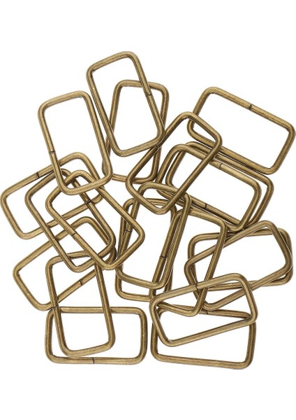 Dıy Çanta Yapımı Için 40X Metal Kare Toka Torbası Kayış Konnektörü Aksesuarları (Yurt Dışından) modelleri