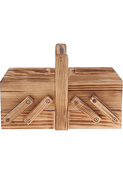 2x Katlanabilir Dikiş Kutusu Makas Aksesuarları Diken Organizatör Büyük (Yurt Dışından) fiyatları