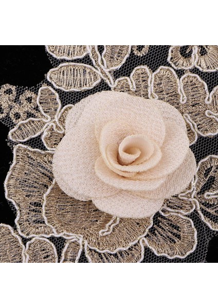 1 Çift Dantel Trim Gelin Nakış Motifi Gelinlik Aplike Yamalar Bez (Yurt Dışından) modelleri