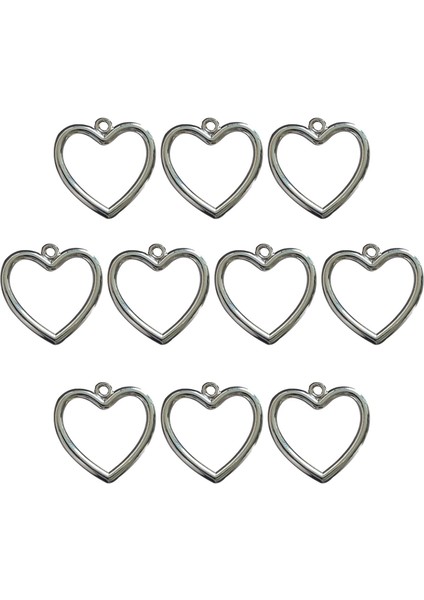 10X Metal Zanaat I Dıy Kemerler Anahtarlıklar Kemerler Çantalar Için HEARTHOLE30X29X2.5MM (Yurt Dışından) indirimleri