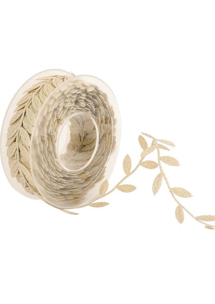 3X15M Düğün Duvar El Sanatları Için Şerit Trim Çelenk Parti Dekor Altın 3 Pcs (Yurt Dışından)