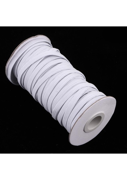 2x 6mm Düz Elastik Halat Streç Kablo Bant Teyp Kemeri Dikiş Trim Dizesi Örgülü 2 Grools Beyaz 6mm (Yurt Dışından) fiyatları