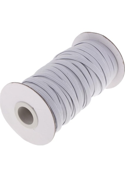 2x 6mm Düz Elastik Halat Streç Kablo Bant Teyp Kemeri Dikiş Trim Dizesi Örgülü 2 Grools Beyaz 6mm (Yurt Dışından) indirimleri