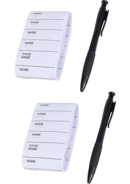 200PCS Demir Üzerinde Demir Su Geçirmez Giyim Okulu Etiket Etiketleri Bantlar Yama (Yurt Dışından)