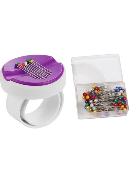 1 Adet Bilek Manyetik Pim Tutucu ve Terzi Için Kafa Dikiş Pimleri (Yurt Dışından)