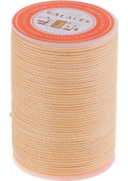 2pcs Bej Yuvarlak Mumlu Iplik Dizesi Deri Dikiş Dikiş Takı El Sanatları (Yurt Dışından)