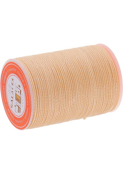 2pcs Bej Yuvarlak Mumlu Iplik Dizesi Deri Dikiş Dikiş Takı El Sanatları (Yurt Dışından)