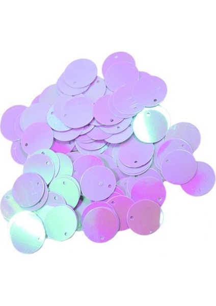 2xdiy Parlak Yuvarlak Gevşek Payetler Paillettes Dikiş Zanaat 16MM Açık Mor 2 Adet (Yurt Dışından)