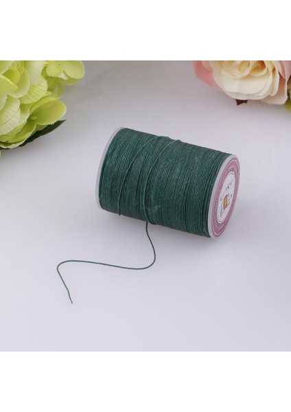 2 Adet 130 Metre 0,5 mm Yuvarlak Polyester Balmumu Iplik Dikiş Yeşili + Kırmızı (Yurt Dışından) modelleri