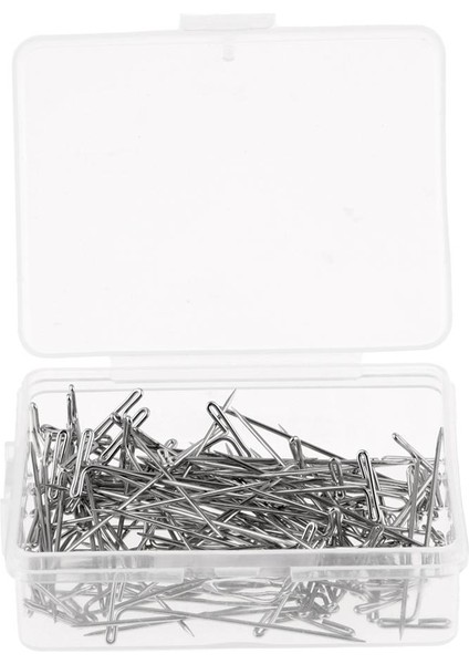 100 Pcs Bir Paket Metal 38MM T Pimler Makrome Peruk Dikiş Zanaat Modelleme (Yurt Dışından)