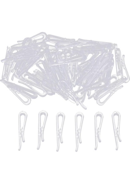 200PCS Kavrama Kelepçe Plastik Küçük Klipsler Giyim Giysi Giysi Gömlek (Yurt Dışından)