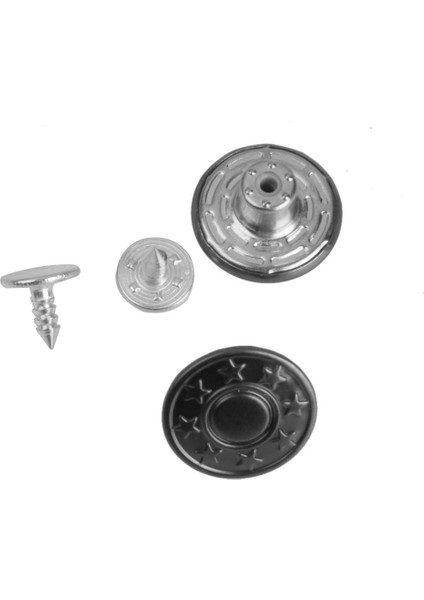 50 Set Sessiz Metal Saplama Kot Pantolon Onar Yedek Düğmeleri Snapcraft (Yurt Dışından) fiyatları