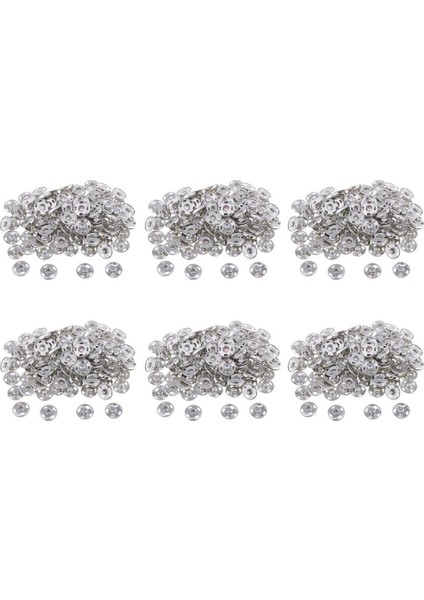 300PCS 12MM Metal Düğme Snap Darfener Pres Saplama Dikiş Giysisi Aksesuar (Yurt Dışından)