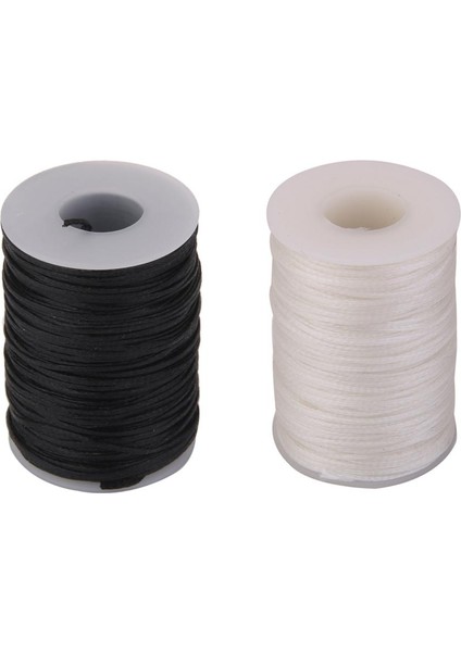 2pcs 70M 1.2mm Düz Mumlu Iplik Balmumu Ipi Dıy Deri Dikiş Dikiş (Yurt Dışından)