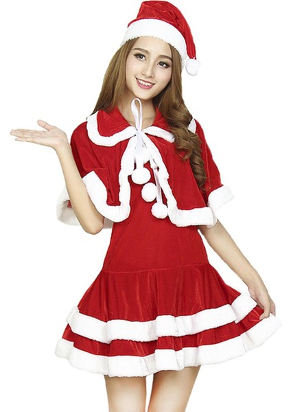 Kadın Baba Kostüm Noel Baba Şı Kı ile Dans Kostüm S Kolsuz (Yurt Dışından) fırsatları