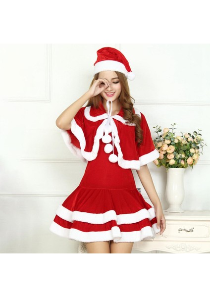 Kadın Baba Kostüm Noel Baba Şı Kı ile Dans Kostüm S Kolsuz (Yurt Dışından) indirimleri