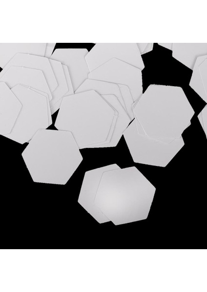 5X100 Adet Altıgen Ingilizce Kağıt Ekleme Kapitone Şablonları Zanaat 16MM 5 Adet (Yurt Dışından)