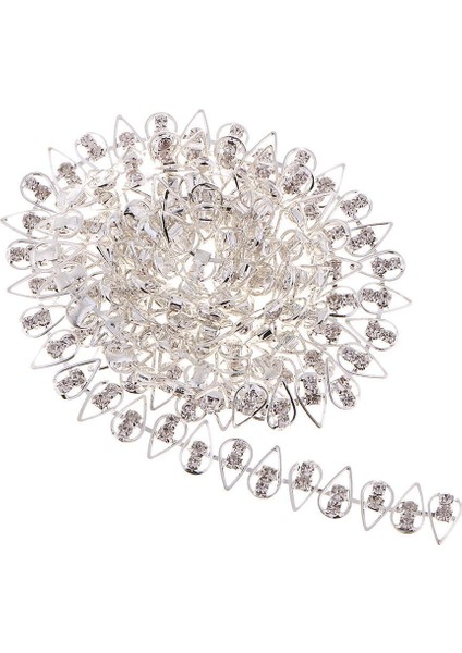 1 Yarda 50MM Waterdrop Kristal Düğün Kıyafetleri Için Yakın Zincir Diy Dekorasyon (Yurt Dışından)