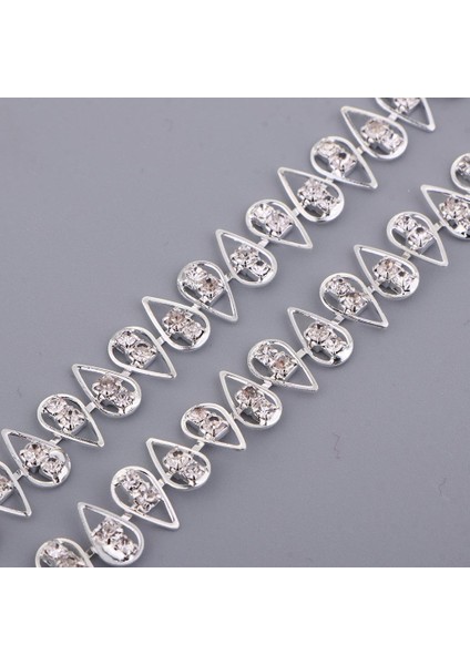 1 Yarda 50MM Waterdrop Kristal Düğün Kıyafetleri Için Yakın Zincir Diy Dekorasyon (Yurt Dışından) modelleri