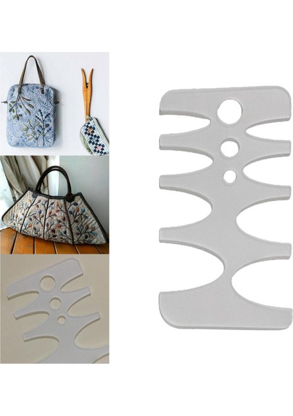 Kapitone Şablonlar Şablon Ev Patchwork Fishbone Için Yeniden Kullanılabilir (Yurt Dışından)