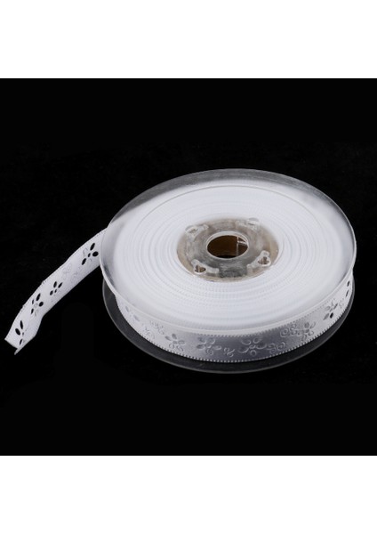 15M Içi Boş Çiçek Şekli Kurdeleler Kumaş Döşeme Düğün Hediyesi Sarma 15MM (Yurt Dışından)