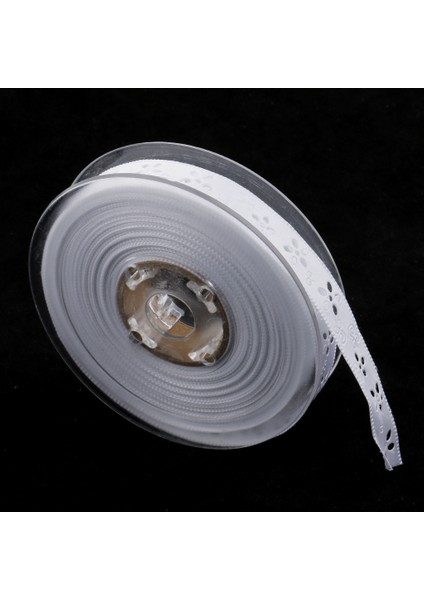 15M Içi Boş Çiçek Şekli Kurdeleler Kumaş Döşeme Düğün Hediyesi Sarma 15MM (Yurt Dışından)