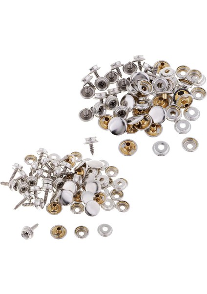 40 Set Paslanmaz Çelik Çıtçıtlar Deniz Tuval Çadırı Için Vida Saplamaları (Yurt Dışından) modelleri