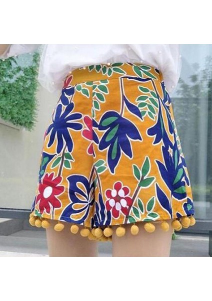 1 Yard Etnik Stil Trim Şerit Pom Pom Püskül Topu Saçak Aplike 5 cm Genişlik (Yurt Dışından)