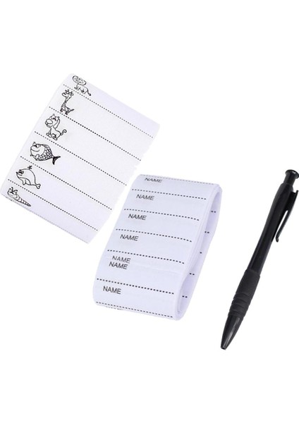 200PCS Karikatür Adı Etiket Yama Özel Giyim Etiketleri Çamaşır Işareti Seti (Yurt Dışından)