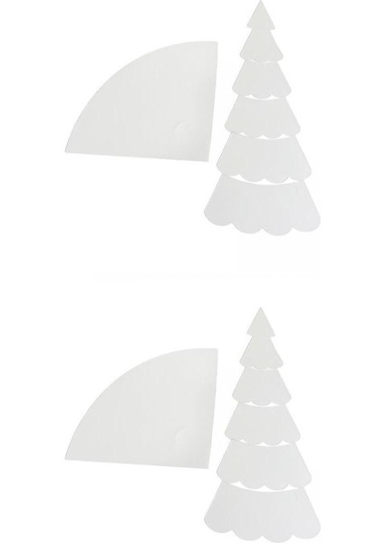 14 Adet Açık Akrilik Noel Ağacı Kapitone Şablon Sanat El Sanatları Dikiş Seti (Yurt Dışından)