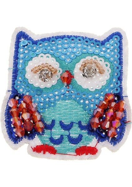 Diamante Baykuş Tasarımı Sequin Aplike Yama Dikiş Elbise Bez Torba Dekor (Yurt Dışından) fiyatları