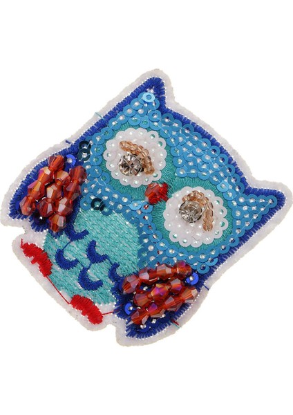 Diamante Baykuş Tasarımı Sequin Aplike Yama Dikiş Elbise Bez Torba Dekor (Yurt Dışından) fırsatları