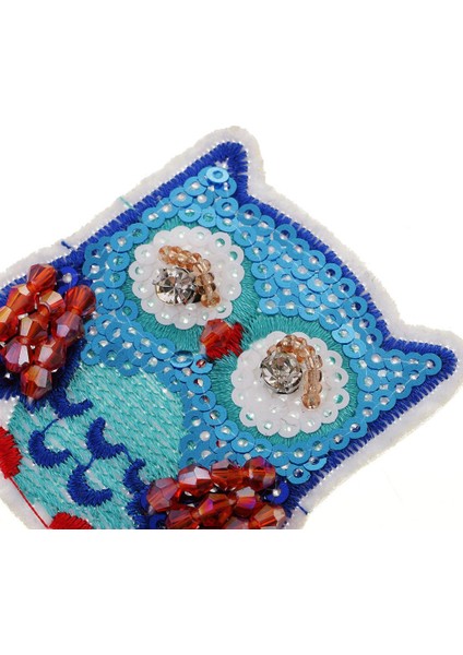 Diamante Baykuş Tasarımı Sequin Aplike Yama Dikiş Elbise Bez Torba Dekor (Yurt Dışından) indirimleri