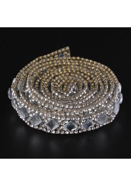 2pcs 12MM 15MM Rhinestone Şerit Demir Çanta Ayakkabıları Dekoratif Yama Aplike (Yurt Dışından) modelleri