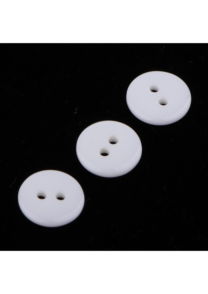 3X100 Şeker Renk 2 Delikli Reçine Düğmesi Dikiş Zanaat Scrapbook 1cm Beyaz 3 Pcs (Yurt Dışından) indirimleri