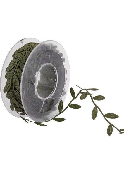 4X15M Düğün Duvar El Sanatları Için Şerit Trim Çelenk Parti Dekor Koyu Yeşil 4 Pcs (Yurt Dışından)