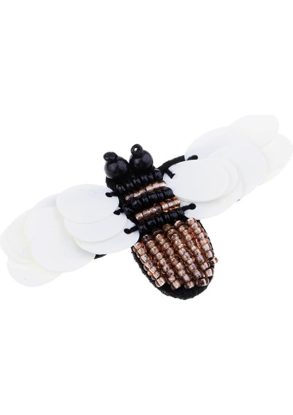 3D Bee Pulinler Boncuklu Yamalar Yama Aplike Diy Dikiş Aksesuarları Üzerine Dikiş (Yurt Dışından)
